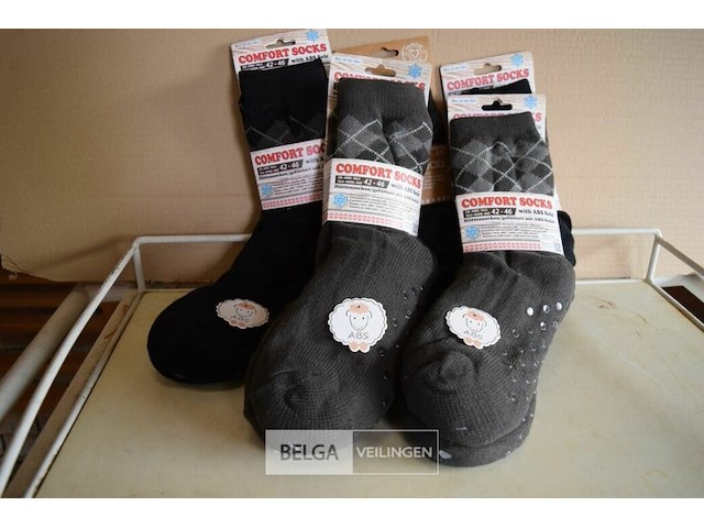5 paar huissokken mt 42-46 - afbeelding 1 van  2