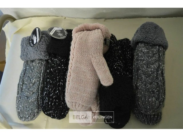 5 paar wanten vrouwen - afbeelding 4 van  4