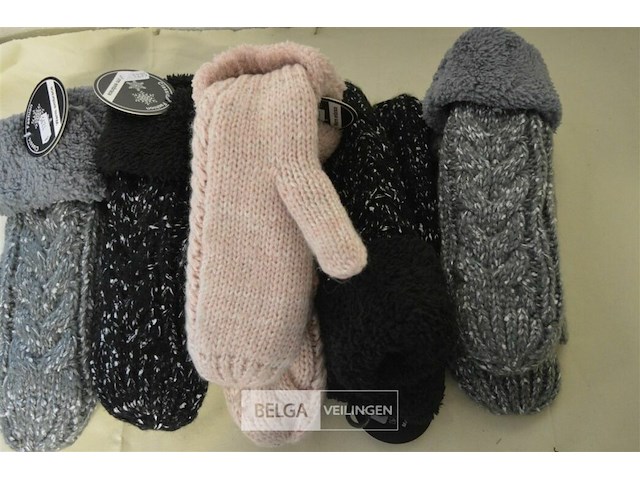 5 paar wanten vrouwen - afbeelding 3 van  3