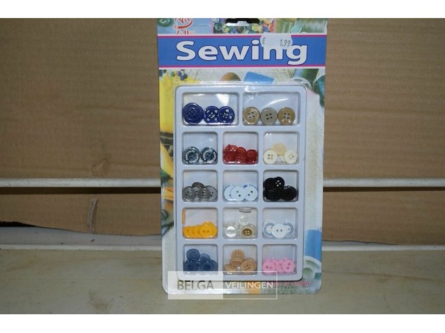 5 pakjes div. knopen - afbeelding 1 van  1