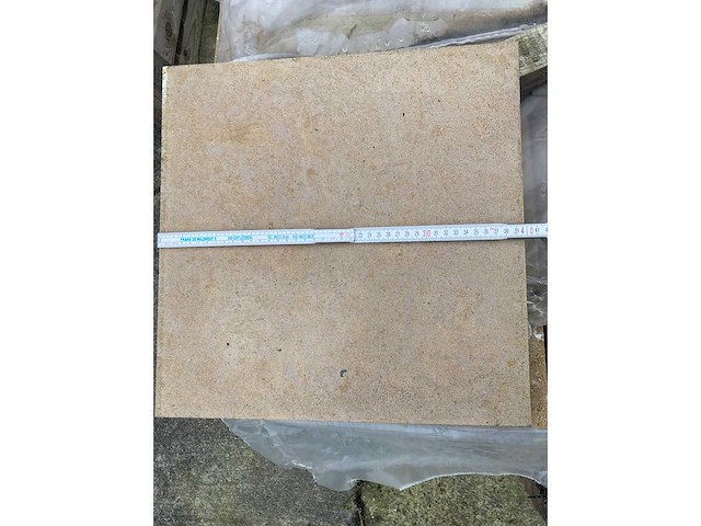 5 paletten bourgondische witsteen massangis roche jaune = 119m² - afbeelding 4 van  5