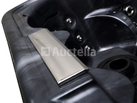 5 persoons outdoor spa 208x208 cm incl. 2 ligbedden - cloudy black bad / antraciete zijkant - afbeelding 5 van  23