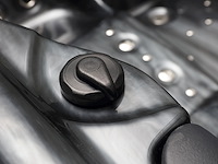 5 persoons outdoor spa 208x208 cm incl. 2 ligbedden - cloudy black bad / antraciete zijkant - afbeelding 8 van  23