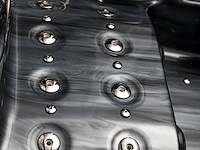 5 persoons outdoor spa 208x208 cm incl. 2 ligbedden - cloudy black bad / antraciete zijkant - afbeelding 13 van  23