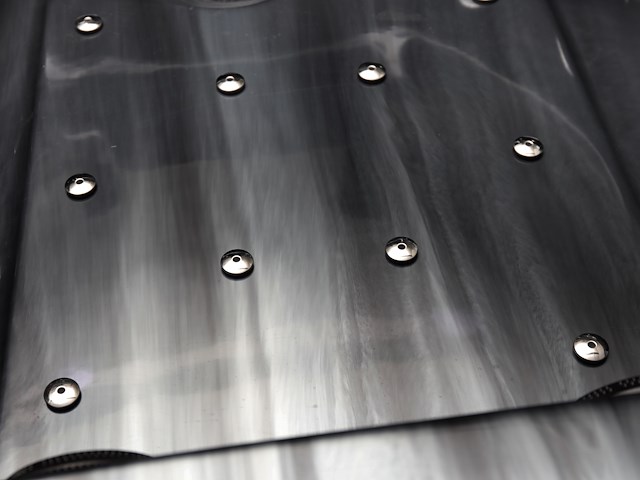 5 persoons outdoor spa 208x208 cm incl. 2 ligbedden - cloudy black bad / antraciete zijkant - afbeelding 15 van  23