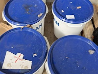 5 potten lijm, get. gludan