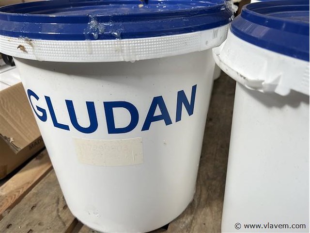 5 potten lijm, get. gludan - afbeelding 3 van  3