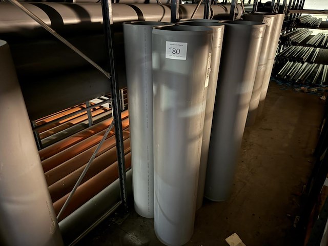5 pvc afvoerbuizen - grijs - dia 315 - afbeelding 1 van  4