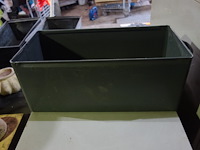 5 rechthoekige metalen bakken - afbeelding 2 van  2