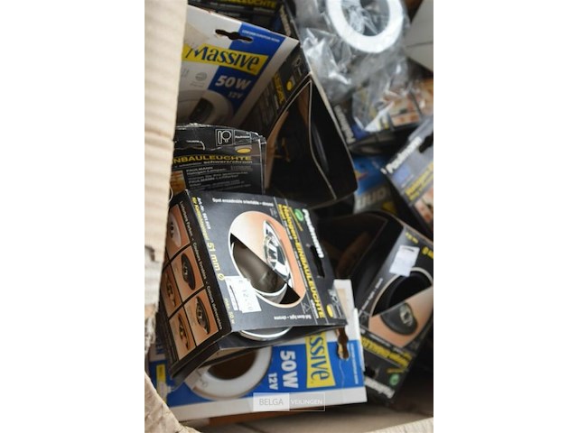 5 retro lampen en partij hallogeen lampenhouders - afbeelding 5 van  6