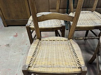 5 rieten stoelen - afbeelding 2 van  4