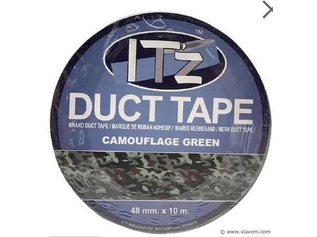 5 rollen duc tape elk 10 meter - afbeelding 1 van  1