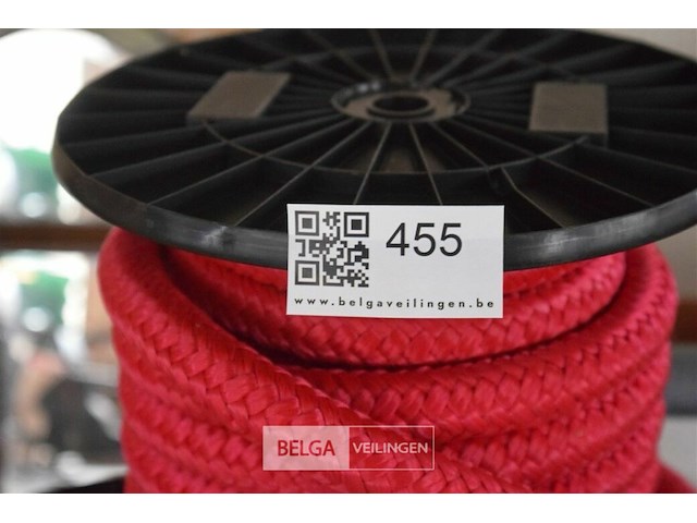 5 rollen rood koord - afbeelding 1 van  5