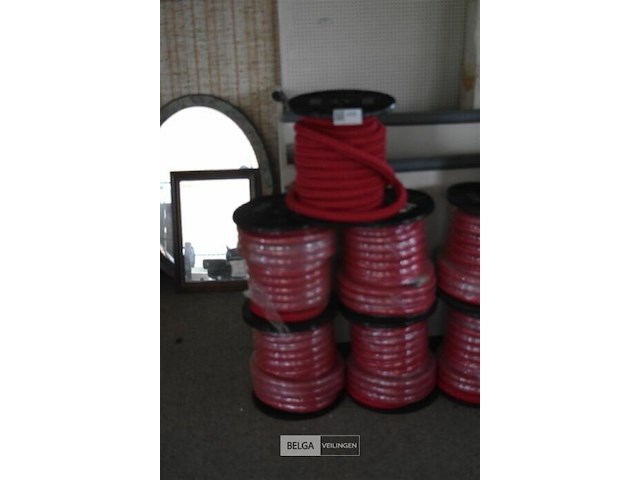 5 rollen rood koord - afbeelding 3 van  5