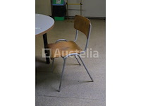 5 ronde tafels + 10 stoelen - afbeelding 1 van  6