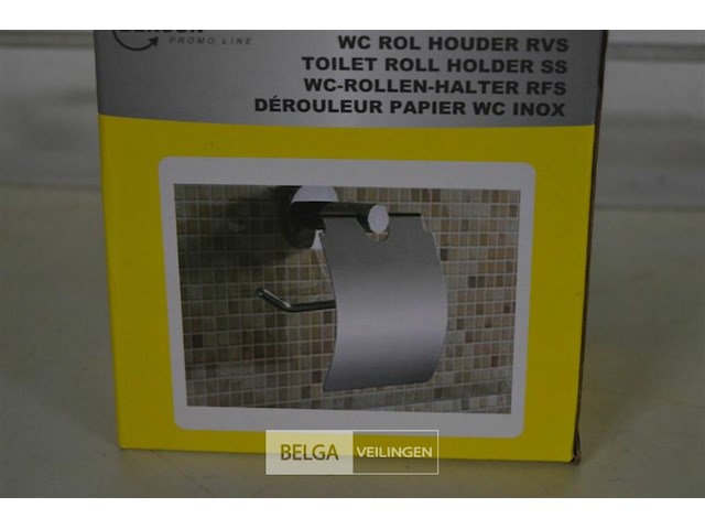 5 rvs wc rolhouders - afbeelding 2 van  2