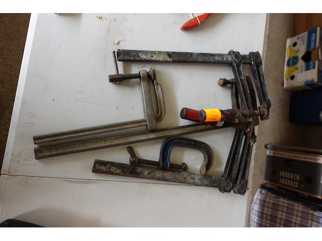 5 schroefklemmen (sergeanten) - afbeelding 1 van  1