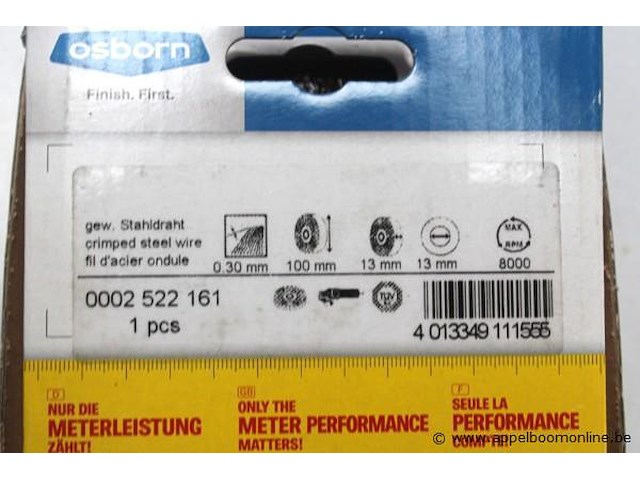 5 schuur/borstelschijven osborn - afbeelding 3 van  3