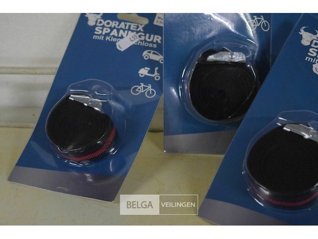 5 spanriemen met klem 2,5m x25mm - afbeelding 2 van  3