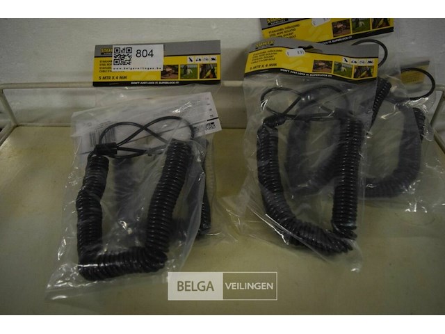 5 stalen geisoleerde kabels - afbeelding 1 van  3