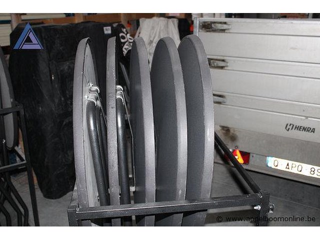 5 statafels in transportkar - afbeelding 2 van  2