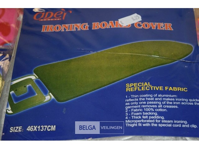 5 strijkplankhoezen 46x137 cm - afbeelding 2 van  2