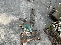 5 stuks antieke fonte poten van banken - afbeelding 2 van  8