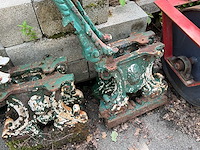 5 stuks antieke fonte poten van banken - afbeelding 7 van  8