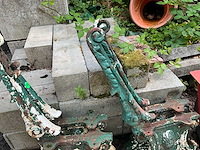 5 stuks antieke fonte poten van banken - afbeelding 8 van  8