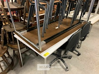 5 tafels met houten bladen - afbeelding 2 van  4