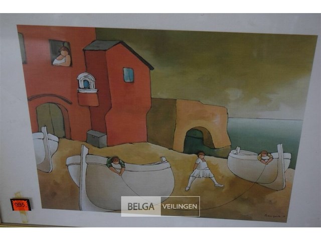 5 tekeningen in kader - afbeelding 2 van  6