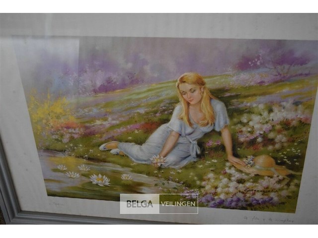 5 tekeningen in kader - afbeelding 3 van  6