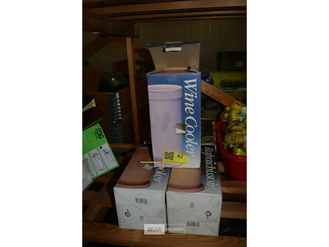 5 terracotta wijnkoelers - afbeelding 1 van  2