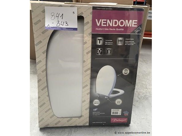 5 toiletbrillen dubourgel - afbeelding 1 van  2