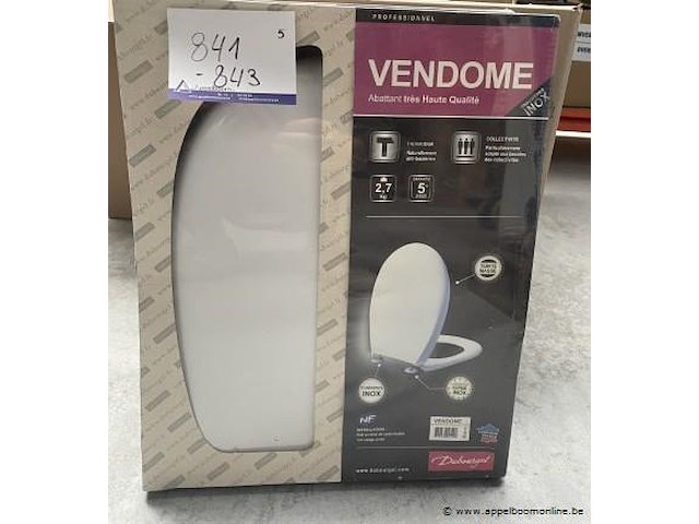 5 toiletbrillen dubourgel - afbeelding 1 van  2