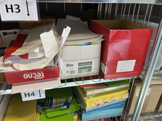5 verijdbare magazijnkarren met grote partij kantoor benodigdheden - afbeelding 21 van  39
