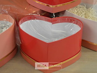 5 verpakkingsdoosjes in hartvorm - afbeelding 3 van  4