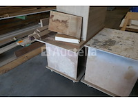 5 verrijdbare houten werkbanken - afbeelding 3 van  4