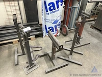 5 verstelbare rollenbokken