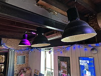 5 vintage hanglampen - afbeelding 1 van  4