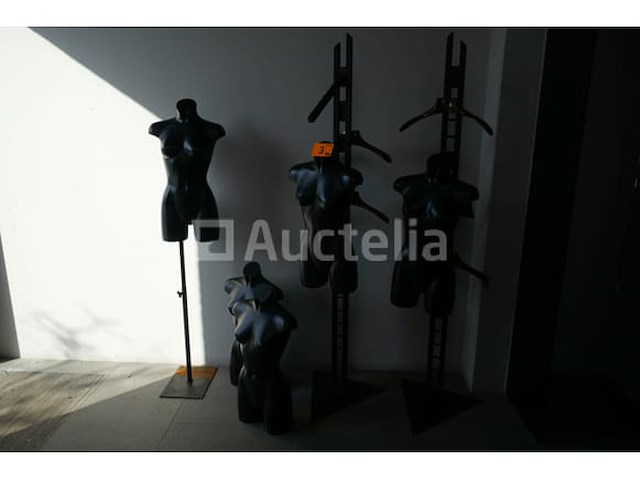 5 vrouwelijke etalagepoppen - afbeelding 1 van  4