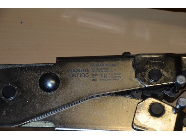 5 vulkan lokring krimptangen (b423) - afbeelding 4 van  5