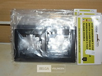 5 wcd afdekraam 2-voudig zwart - afbeelding 1 van  1