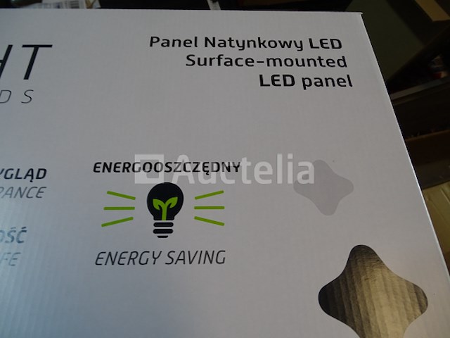 5 witte led vierkante plafondlampen 60 x 60 cm - afbeelding 4 van  7