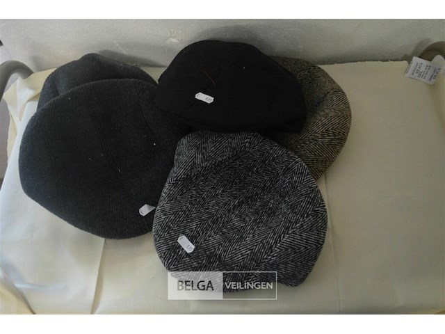 5 wollen petten voor mannen - afbeelding 1 van  3