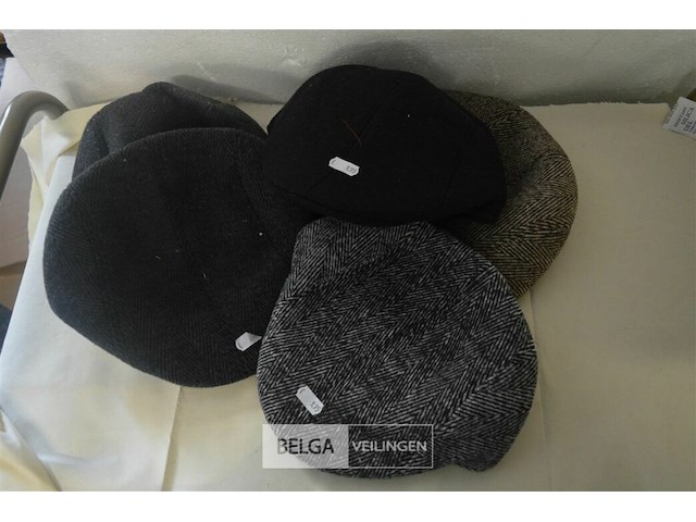 5 wollen petten voor mannen - afbeelding 1 van  3