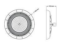 5 x 200w 5000k led ufo highbay met lens waterdicht - afbeelding 6 van  7
