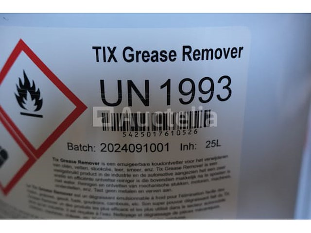 5 x 25 liter busjes tix grease remover - afbeelding 2 van  5