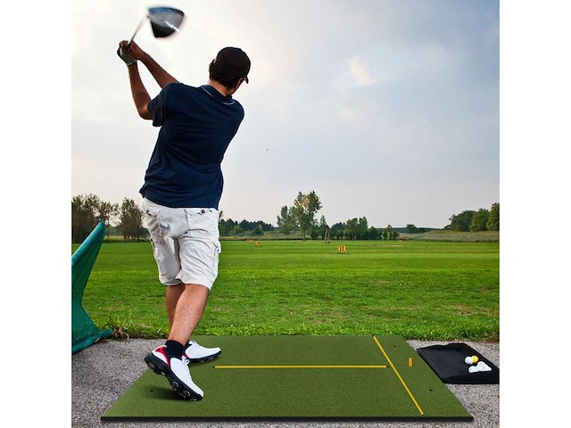 5 x 3 ft. indoor en outdoor kunstgras golfmat, 20 mm - afbeelding 4 van  8