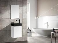 5 x 40cm toiletmeubel mat wit - como 40-03b